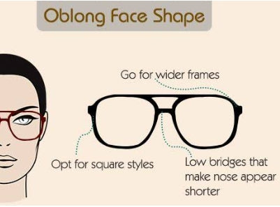 Eyeglasses frame for outlet oblong face