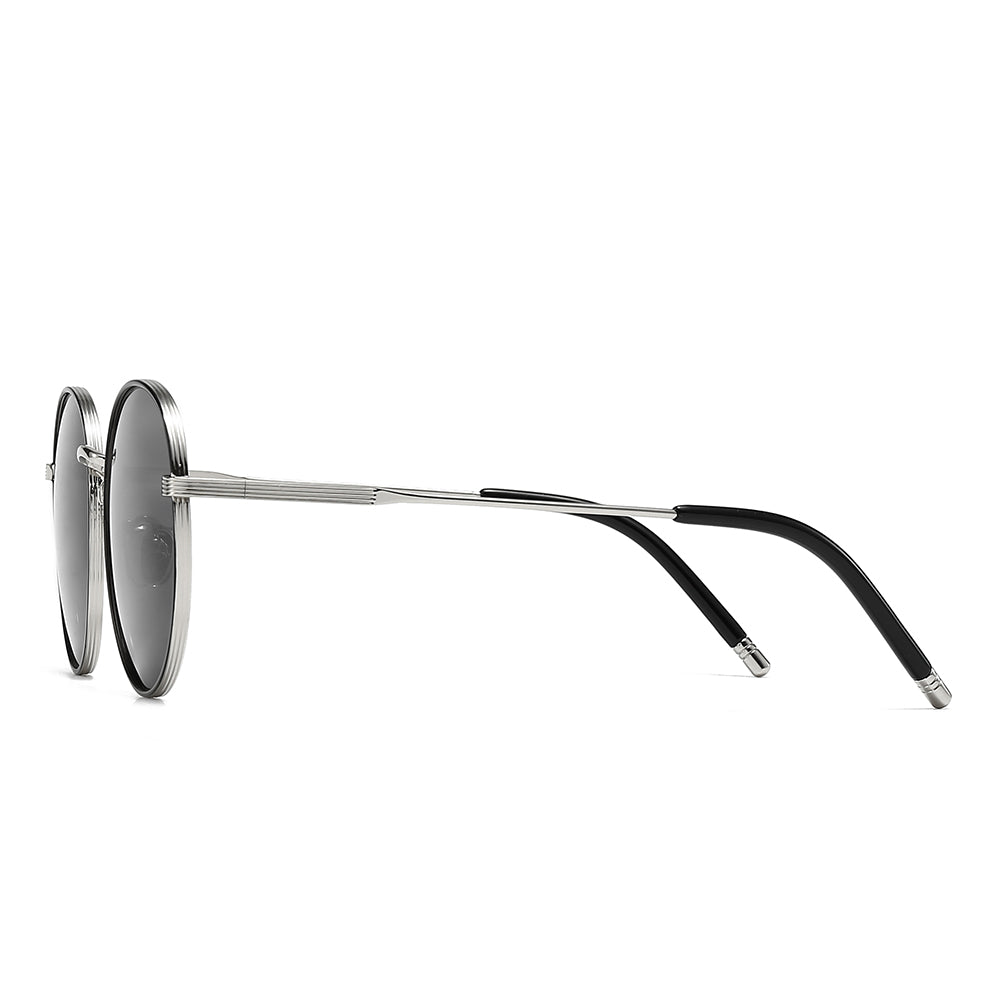 Dollger Titanium Round Sunglasses