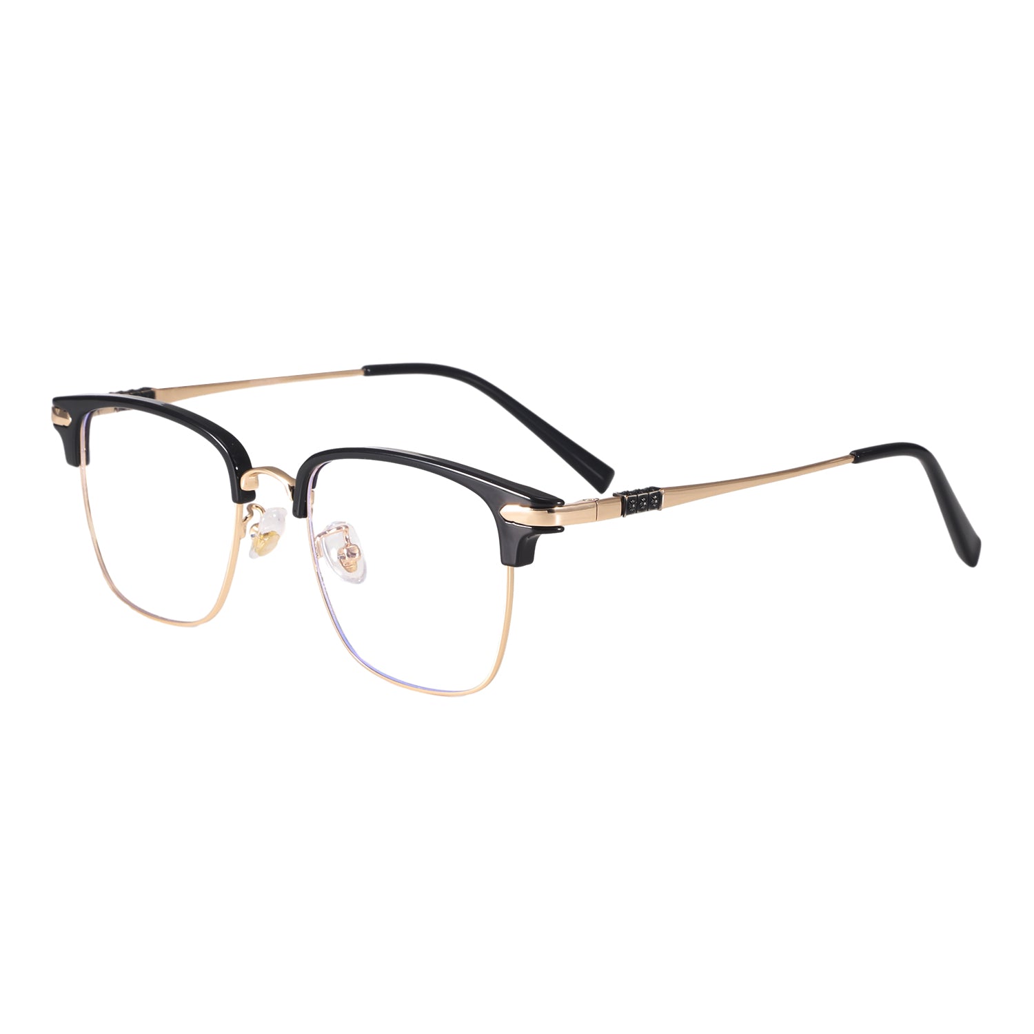 Browline Combination Vintage Style Eyeglasses