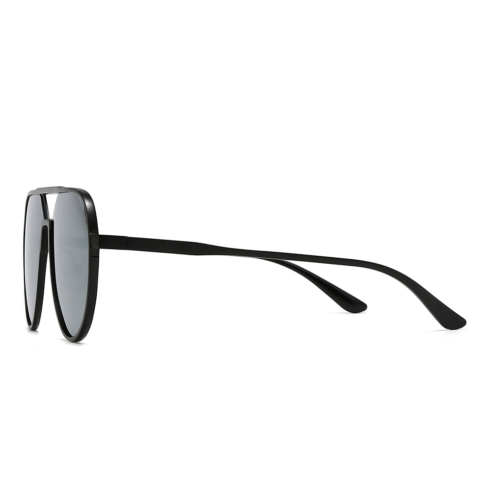 Oversized Aviator Tinted Sunglasses