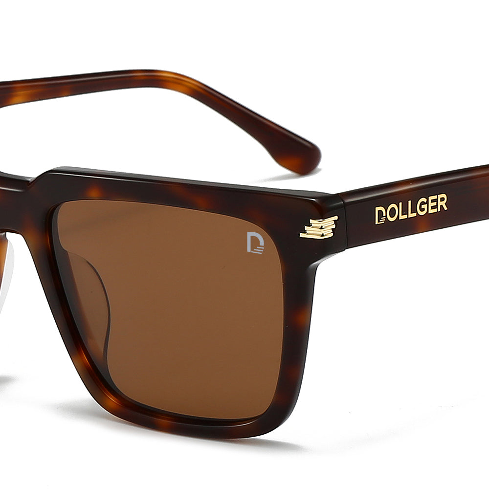 Dollger Square Hipster Acetate Square Tinted Sunglasses - MyDollger