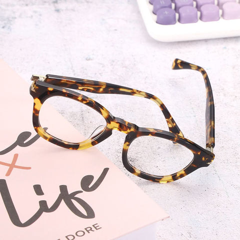 Dollger Tortoise Thick Round Eyeglasses - MyDollger