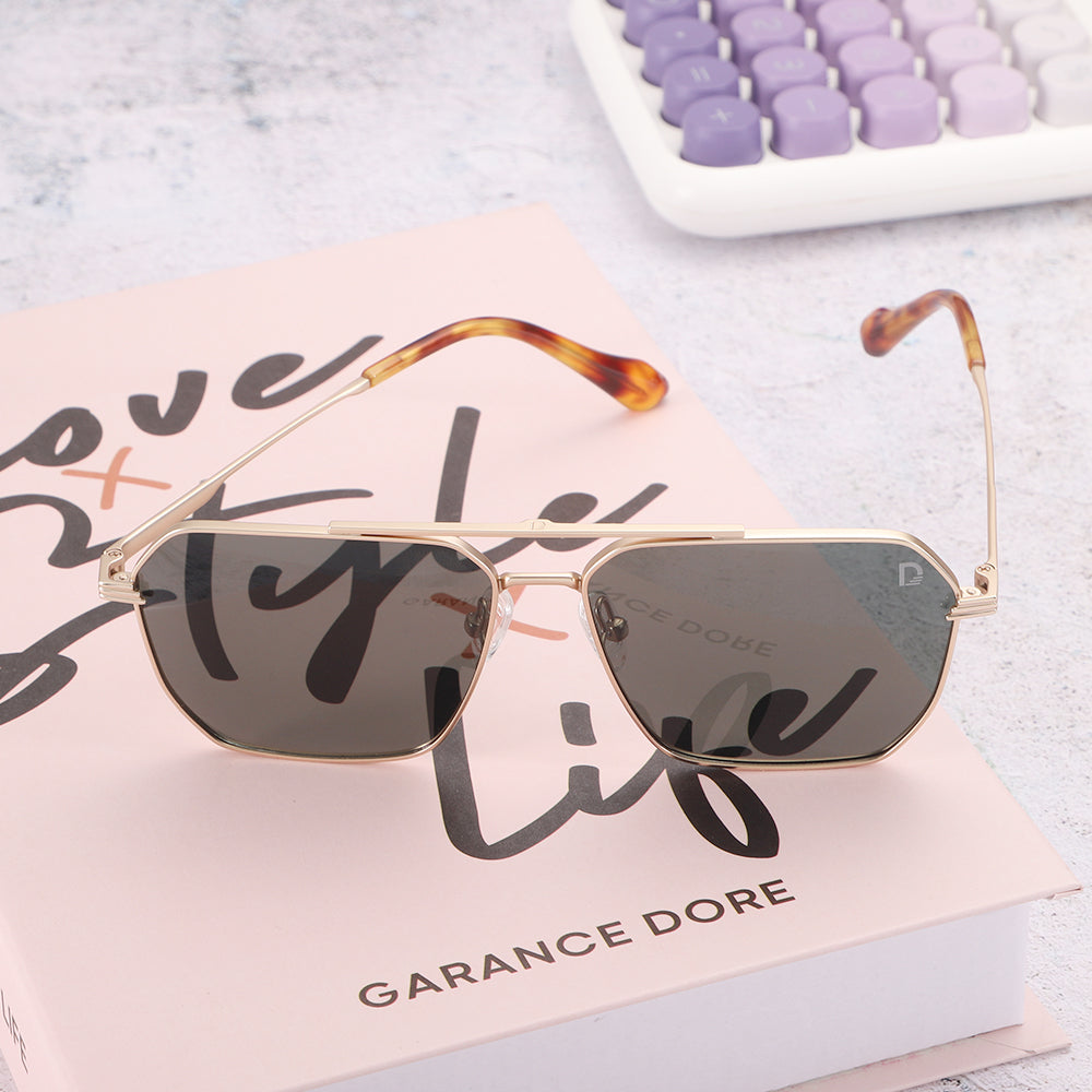 Dollger Retro-Vintage Aviator Tinted Sunglasses - MyDollger