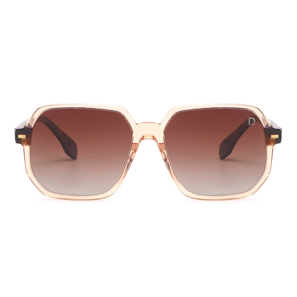 Dollger Hipster Square Full-Rim Sunglasses