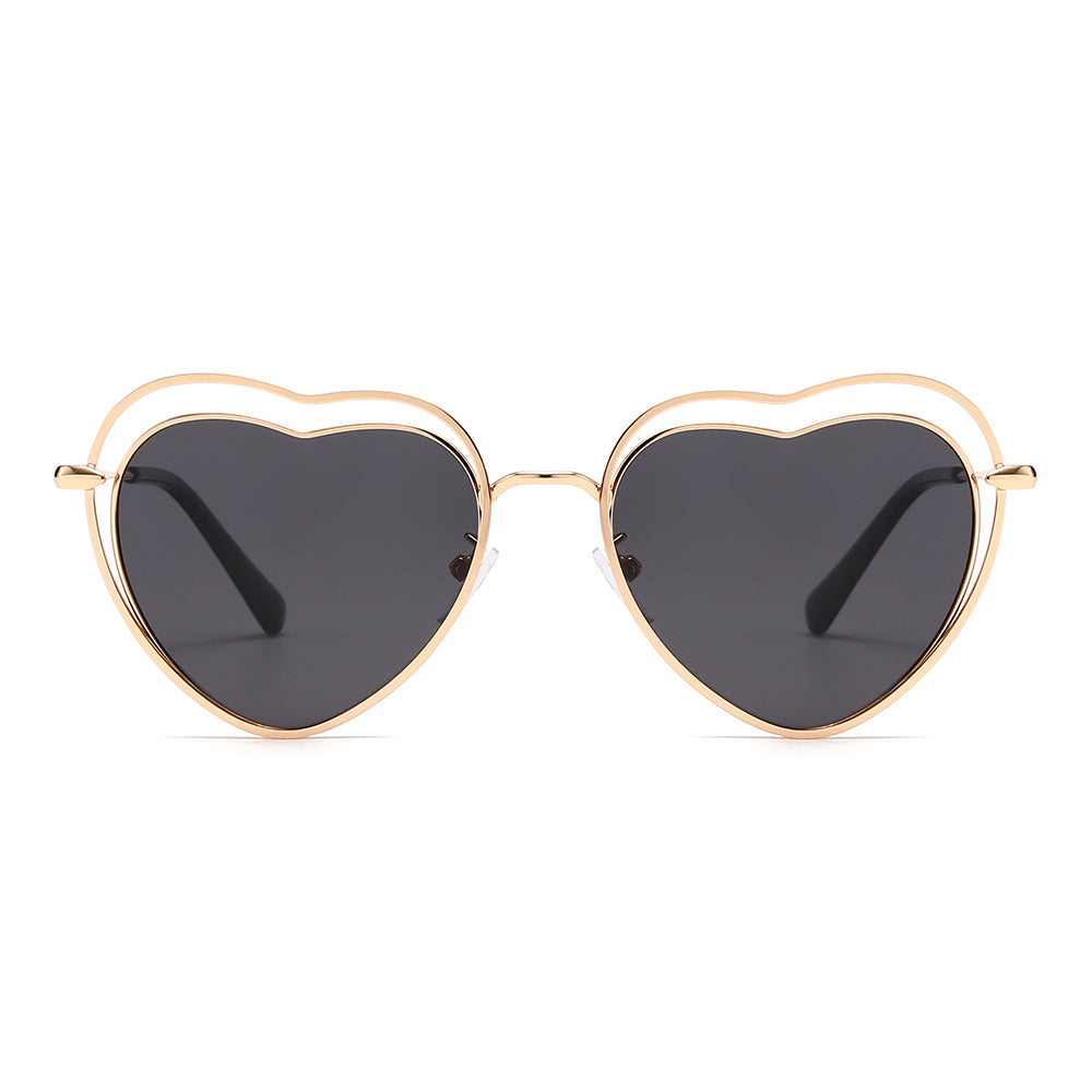 Dollger Heart Shape Chic Tinted Sunglasses