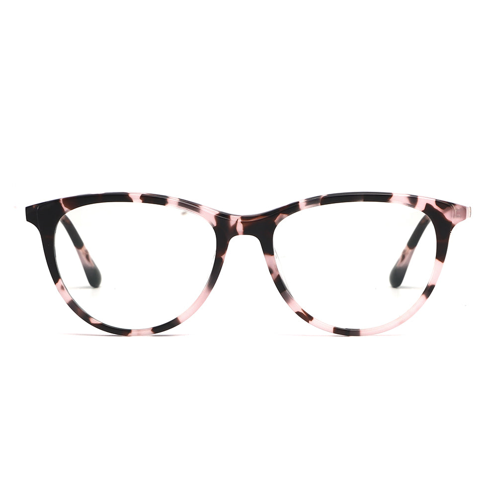 Dollger Round Hipster Tinted Eyeglasses
