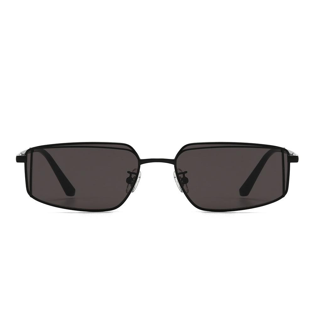 Dollger Rectangular Metal Tinted Sunglasses