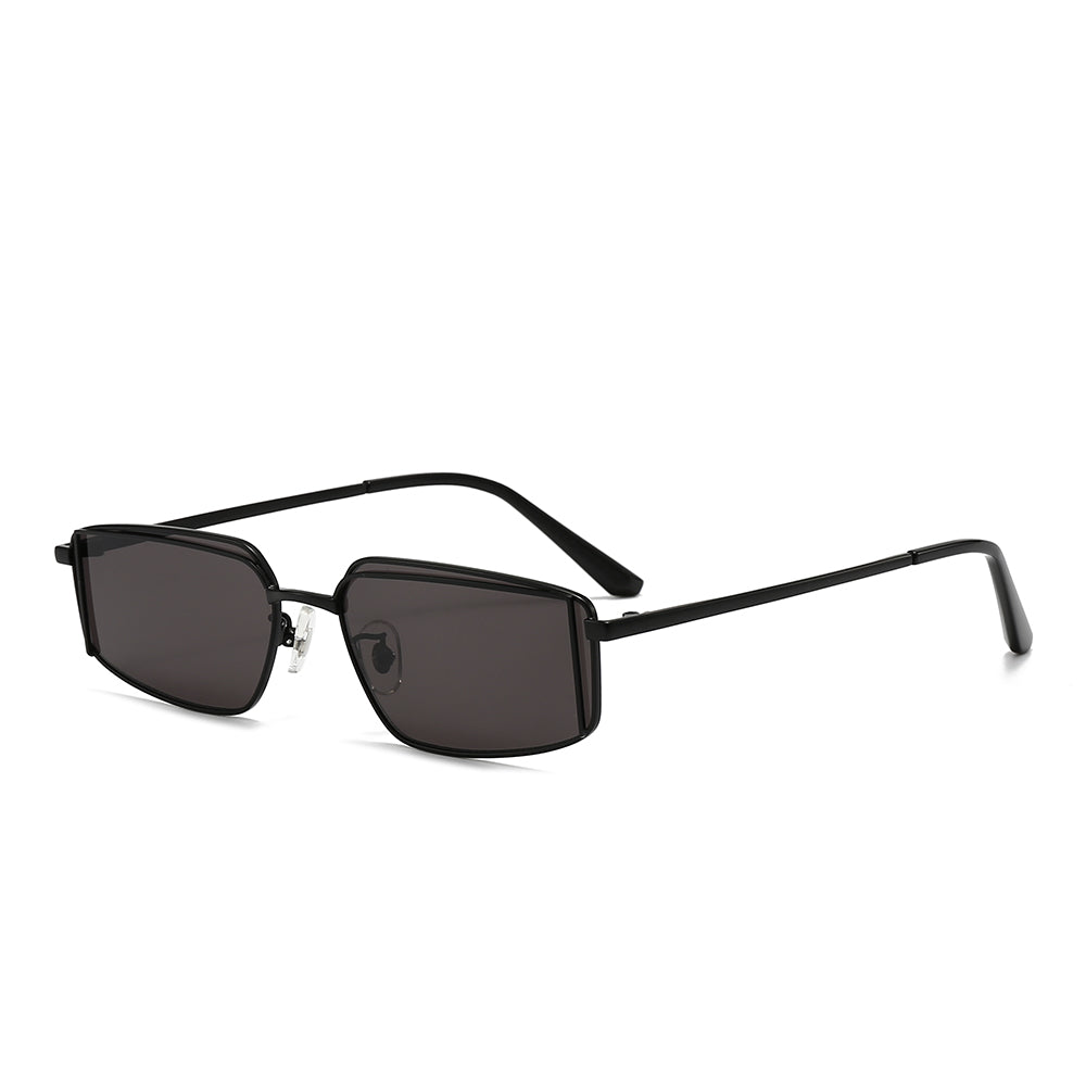 Dollger Rectangular Metal Tinted Sunglasses - MyDollger