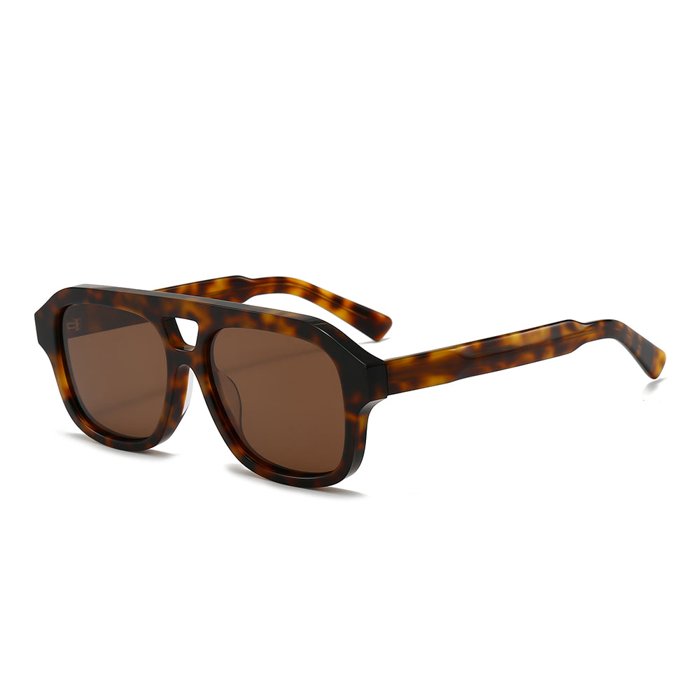 Dollger Aviator Square Tinted Sunglasses