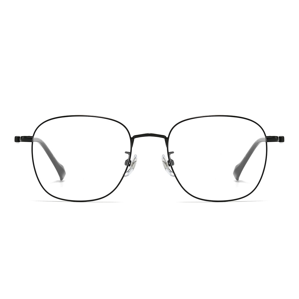 Dollger Oversized Titanium Square Eyeglasses