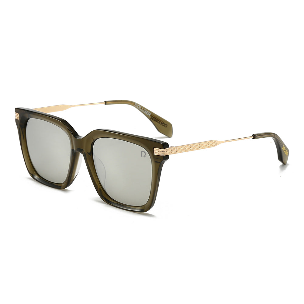 Dollger Square Green Sunglasses