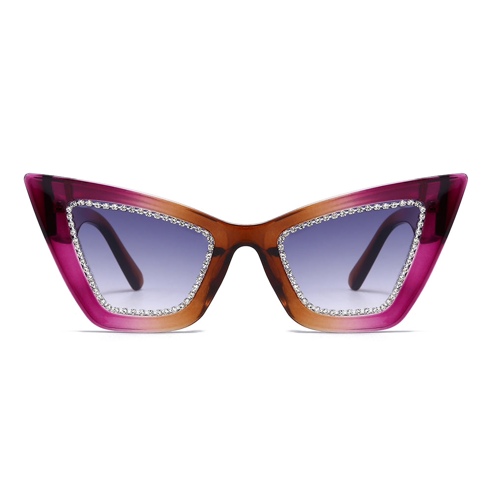 Dollger Retro-Vintage Lightweight Cat-Eye Tinted Sunglasses - MyDollger