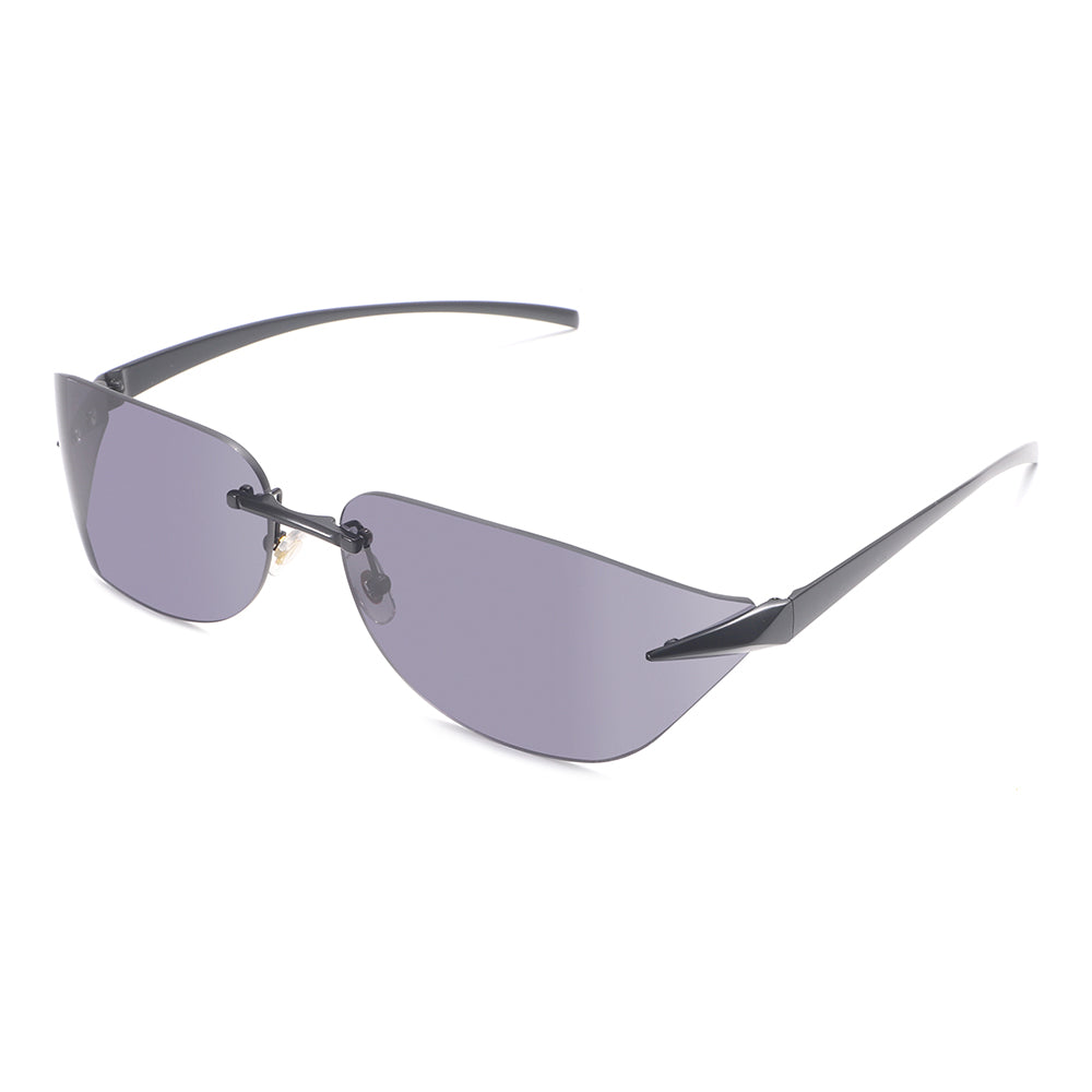 Dollger Rectangle Rimless Tinted Sunglasses