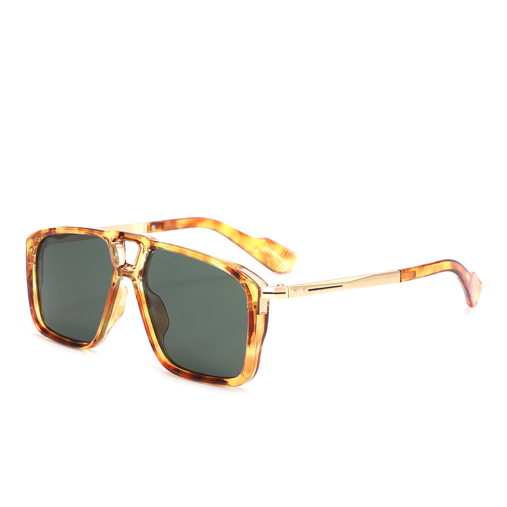 Dollger Vintage Bridge Square Tinted Sunglasses