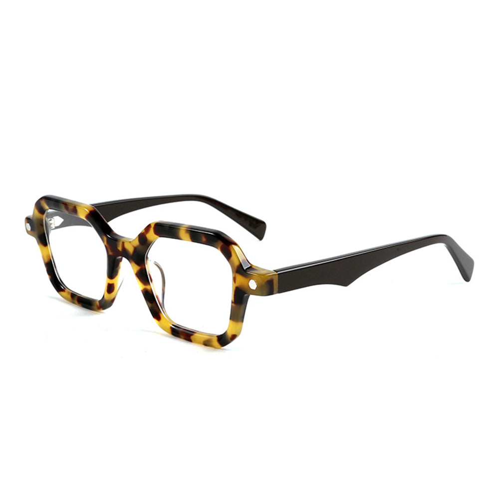 Hipster Acetate Geometric Eyeglasses