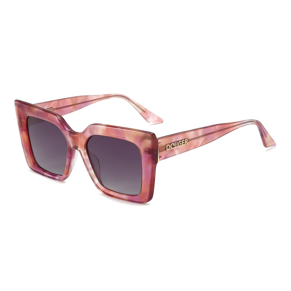 Dollger Elegant Classic Oversized Square Cat Eye Sunglasses