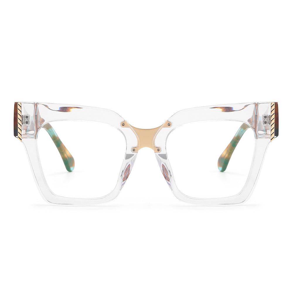 Dollger Square Clear  Eyeglasses