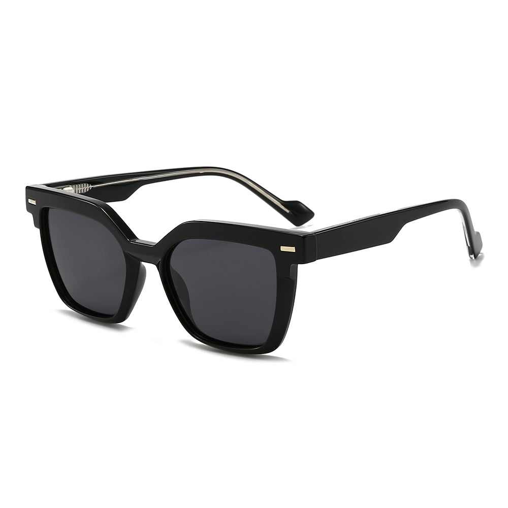 Dollger Wide Thick Square Tinted Sunglasses