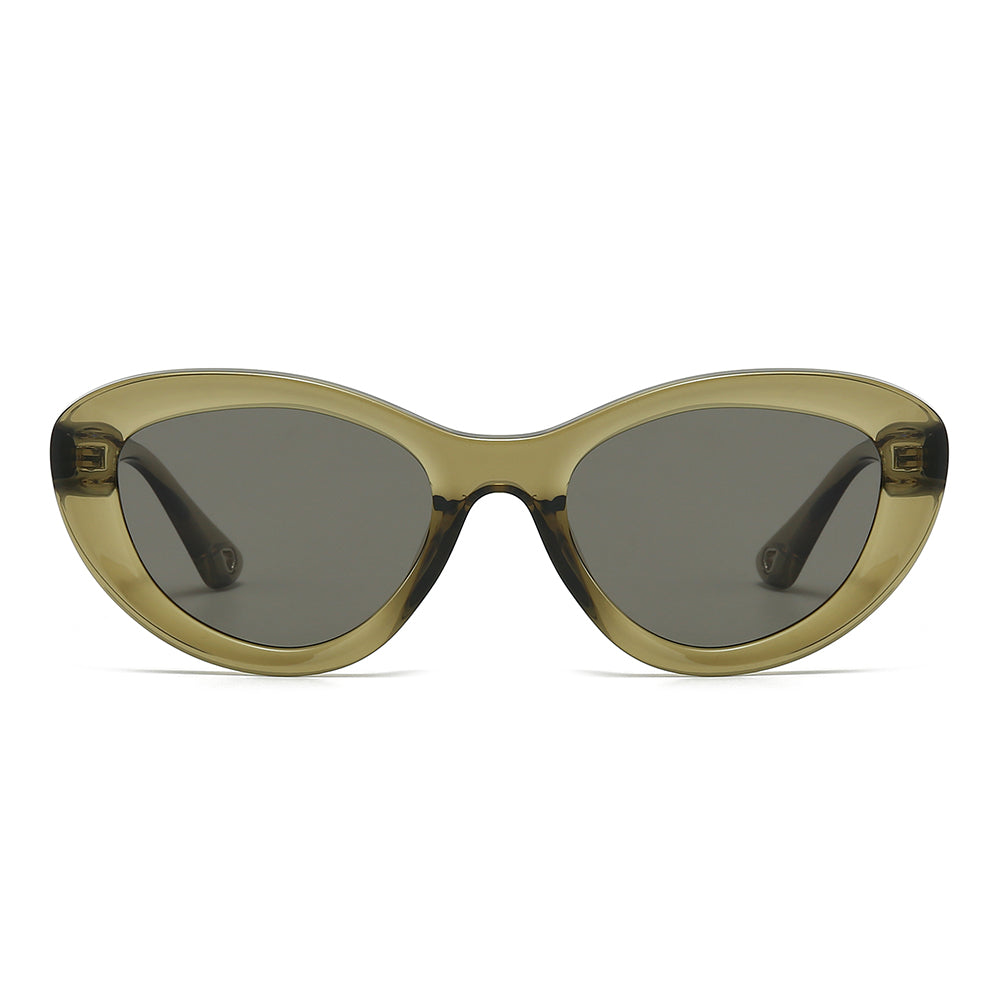 Retro-Vintage Acetate Cat-Eye Tinted Sunglasses