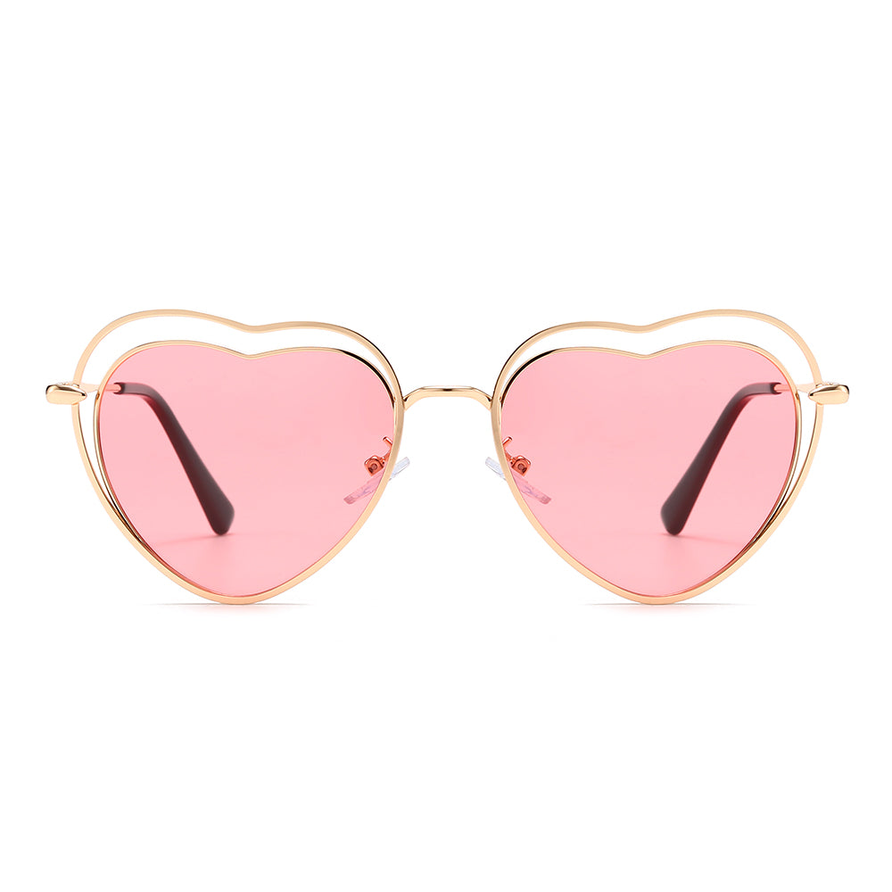 Dollger Heart Shape Chic Tinted Sunglasses - MyDollger