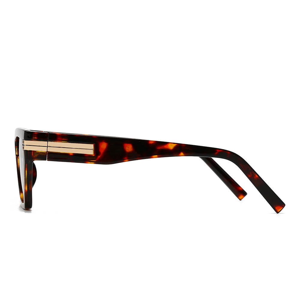 Dollger Thick Geek-Chic Geometric Tinted Sunglasses - MyDollger
