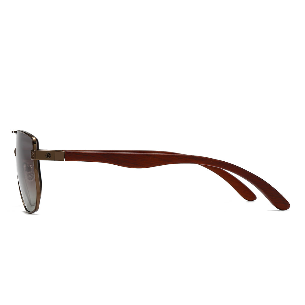 Dollger Wood Vintage Aviator Sunglasses - MyDollger