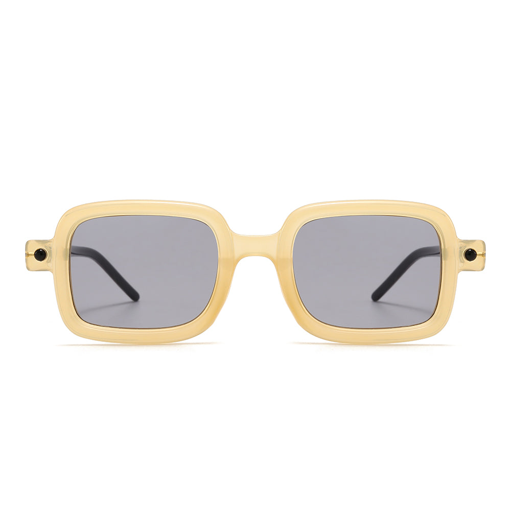 Dollger Clear Hipster Square Eyeglasses