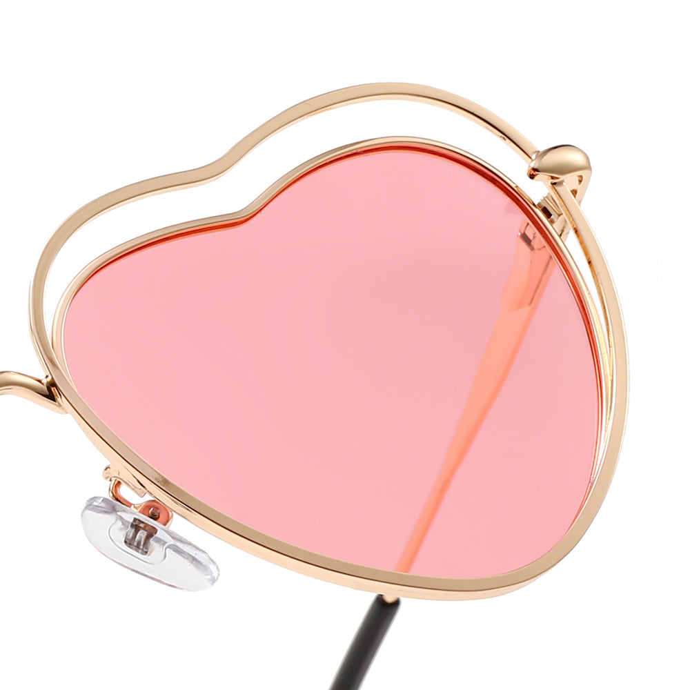 Dollger Heart Shape Chic Tinted Sunglasses