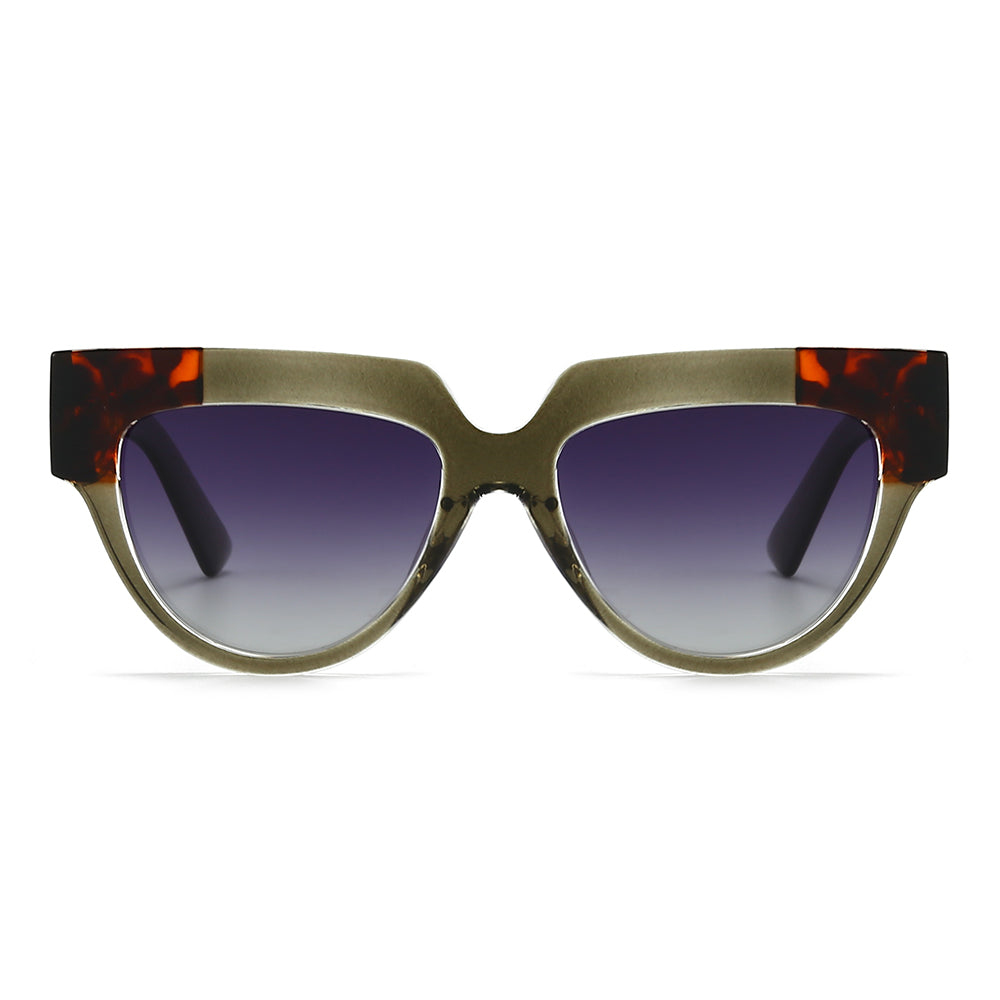 Dollger Low Bridge Fit Geometric Tinted Sunglasses
