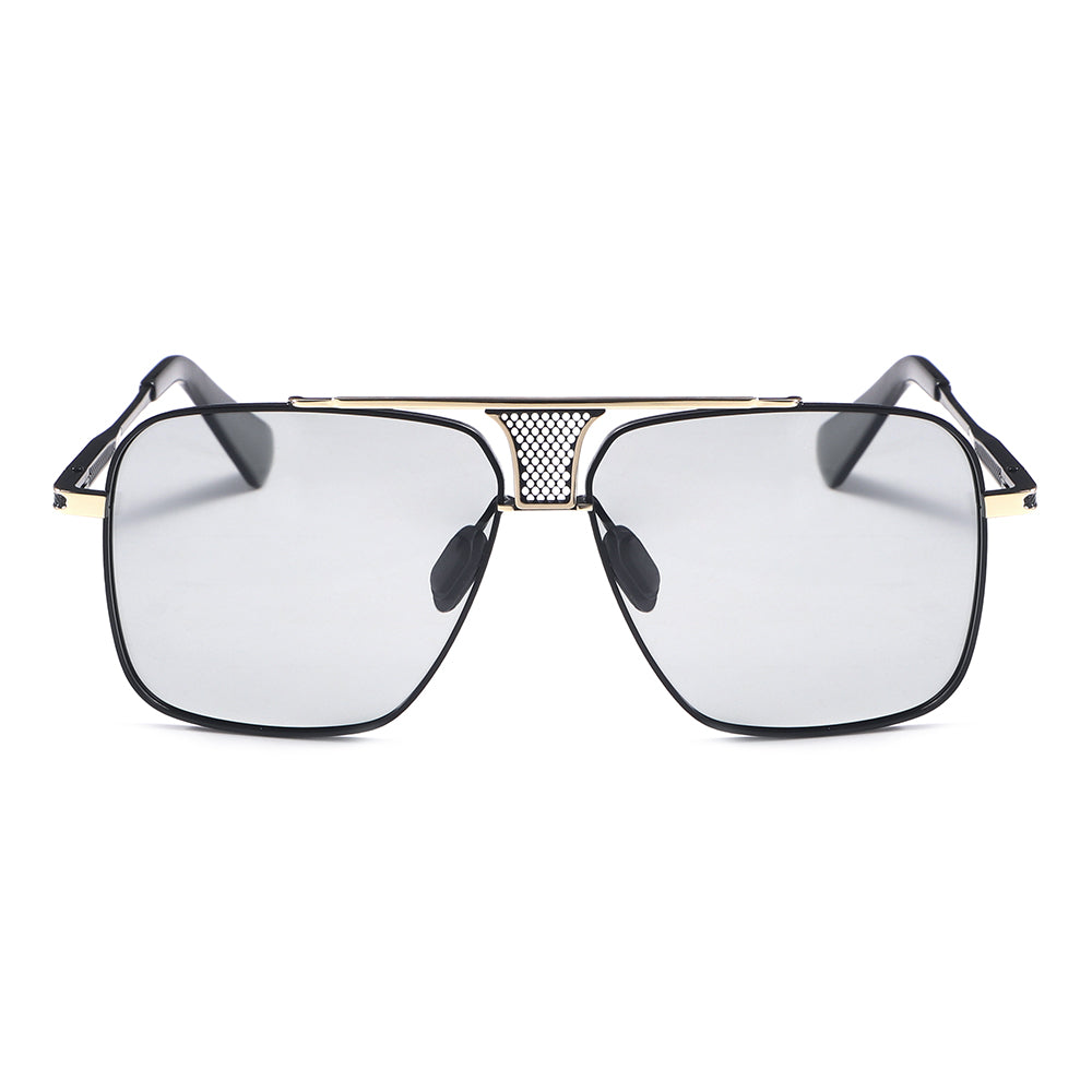 Dollger Square Aviator Metal Sunglasses