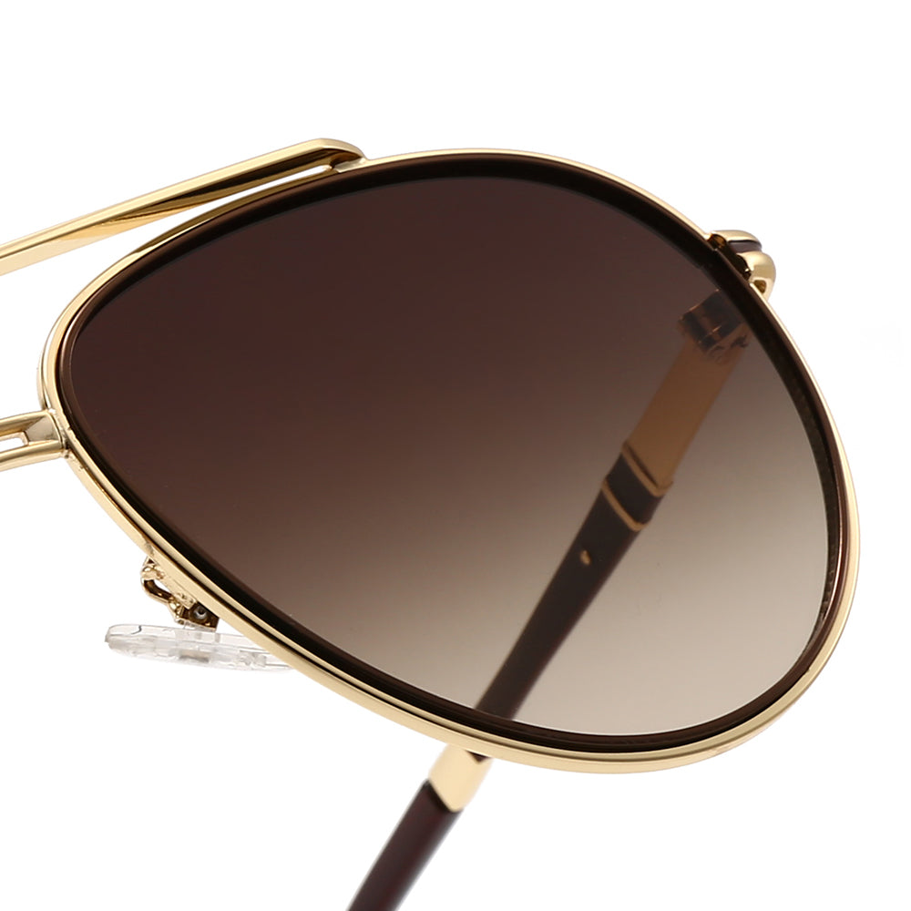 Dollger Thin aviator tinted sunglasses