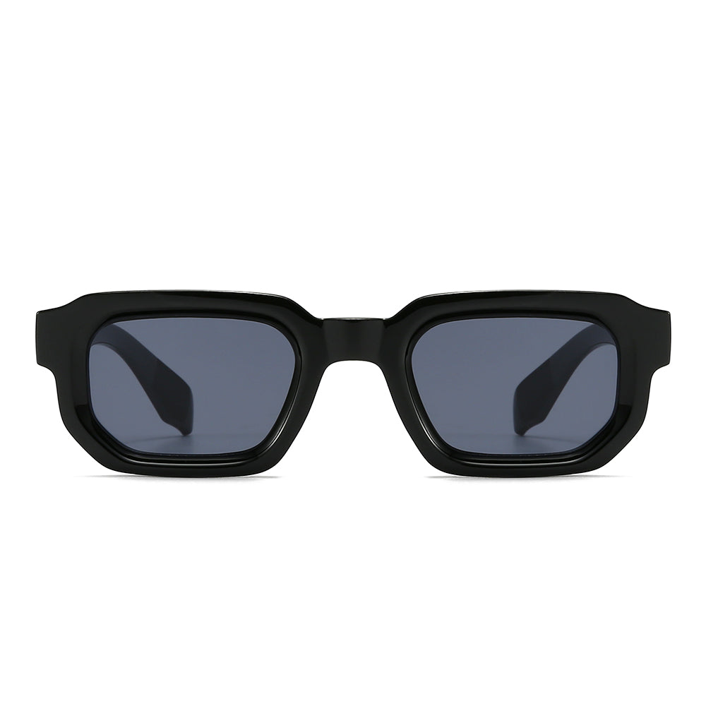 Dollger Acetate Rectangle Full-Rim Tinted Sunglasses - MyDollger