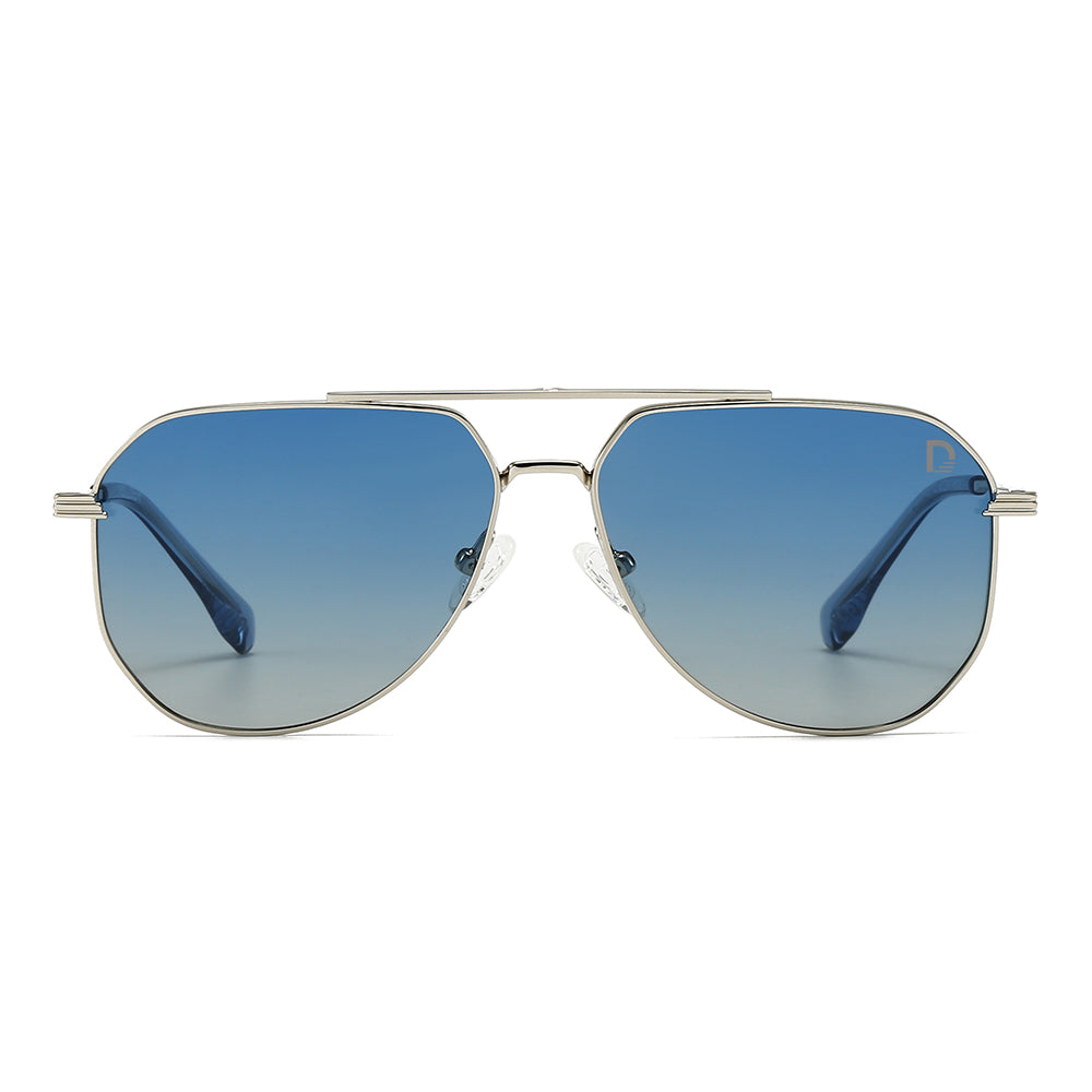 Dollger Metallic Aviator Tinted Sunglasses