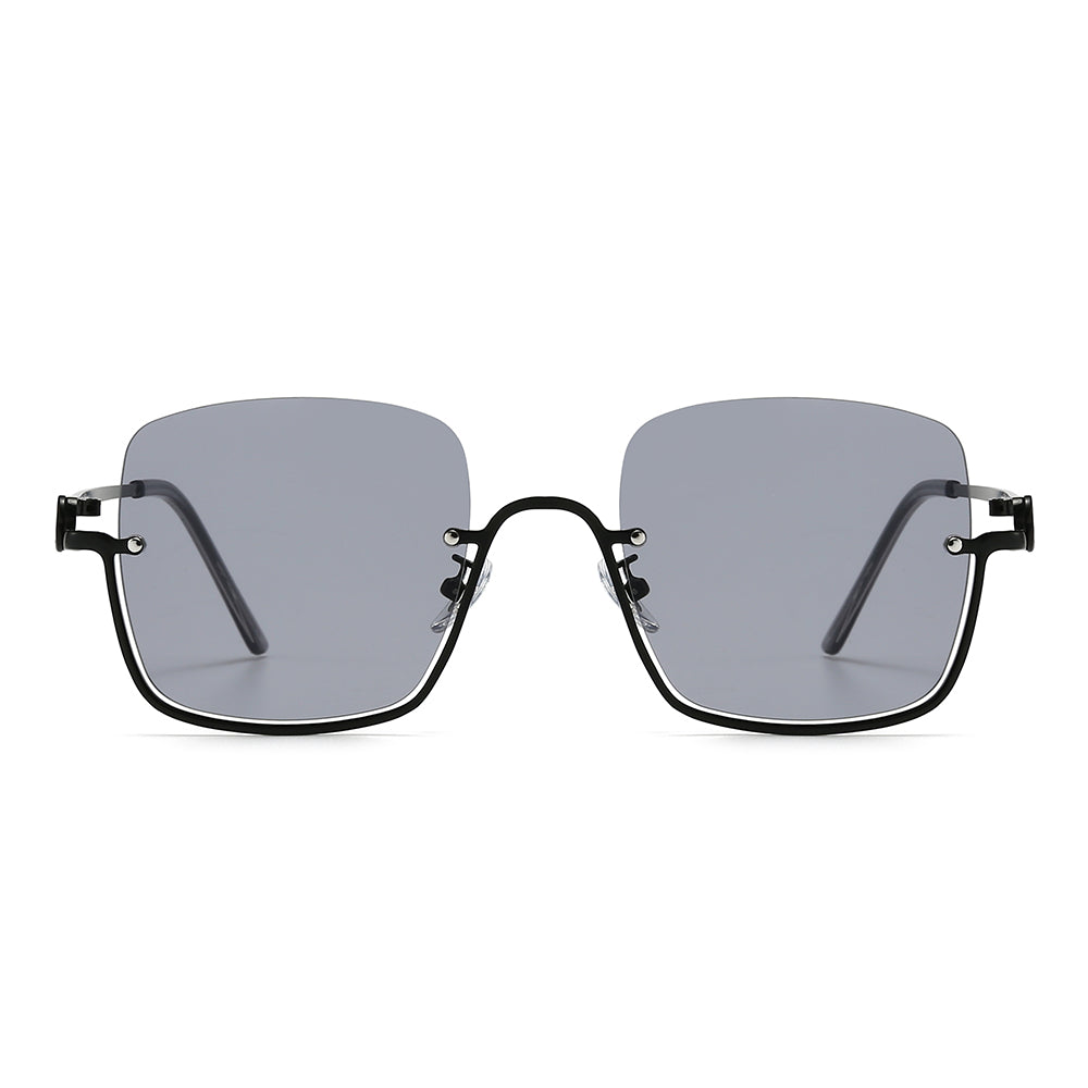 Dollger Square Semi-Rimless Tinted Sunglasses - MyDollger