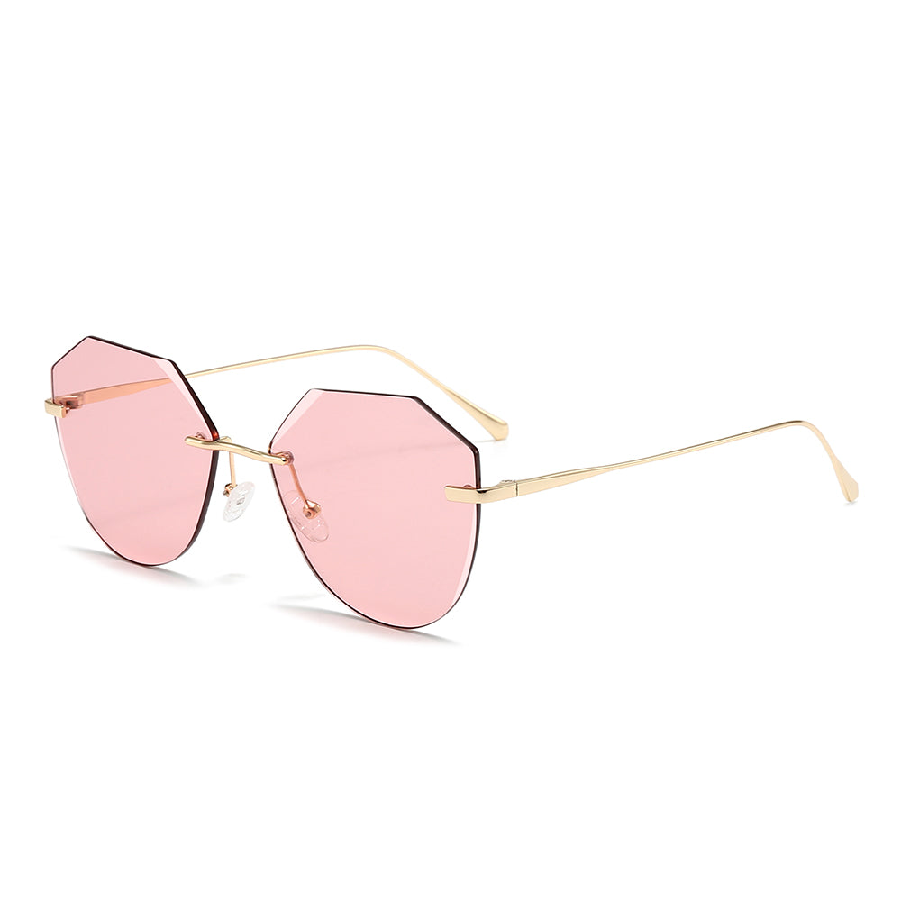 Dollger Irregular Round Tinted Sunglasses - MyDollger