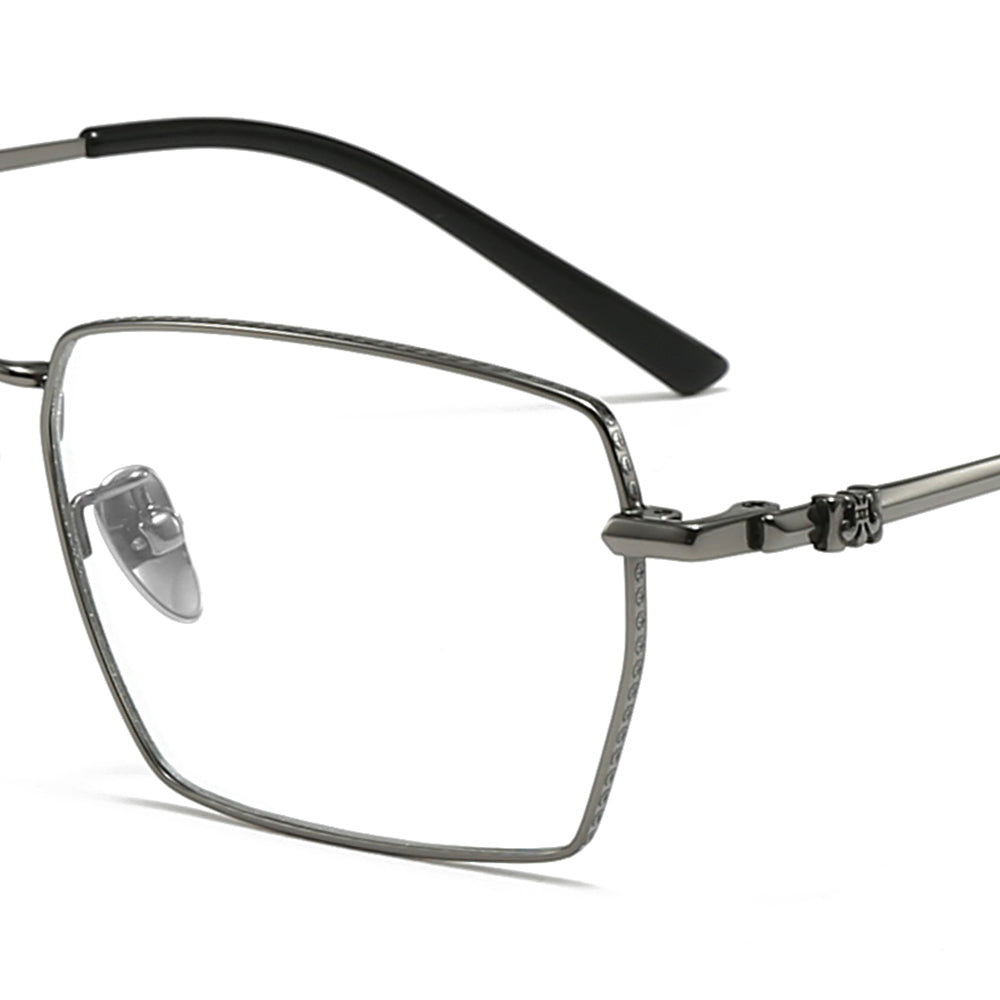 Wide Classic Rectangle Eyeglasses