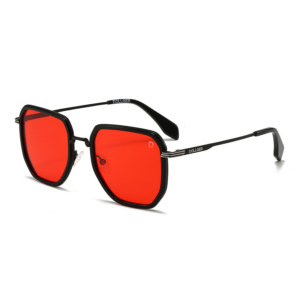Dollger Retro Polygon Trendy Square Polarized Sunglasses
