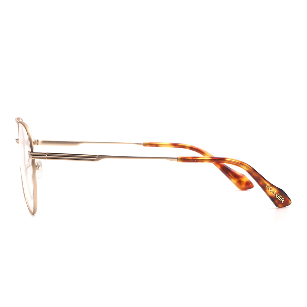 Dollger Metal Thin Aviator Eyeglasses