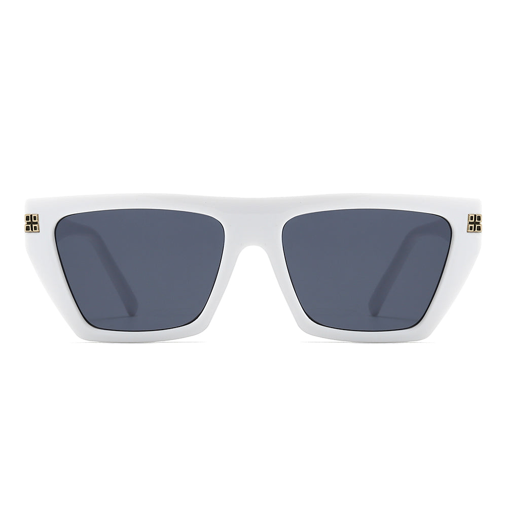 Dollger Thick Geek-Chic Geometric Tinted Sunglasses - MyDollger
