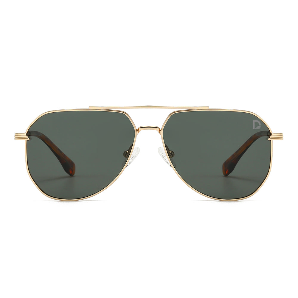 Dollger Metallic Aviator Tinted Sunglasses