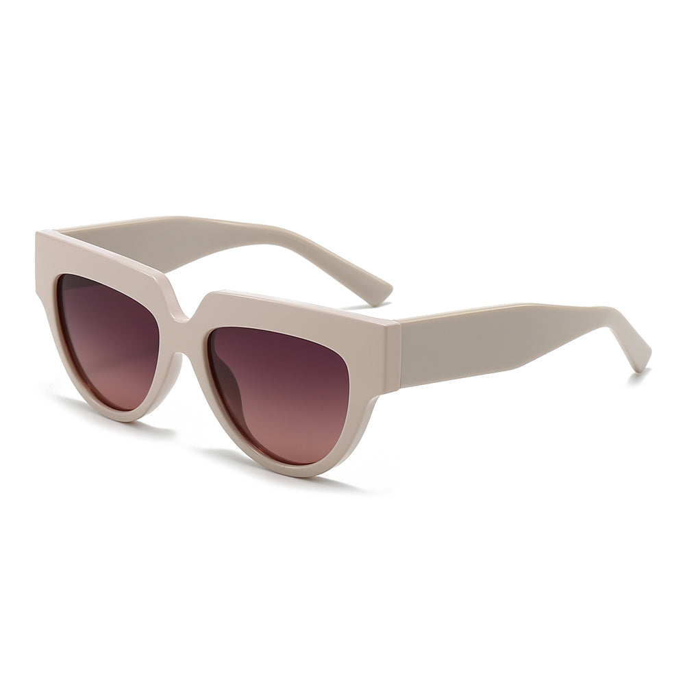 Dollger Low Bridge Fit Geometric Tinted Sunglasses - MyDollger