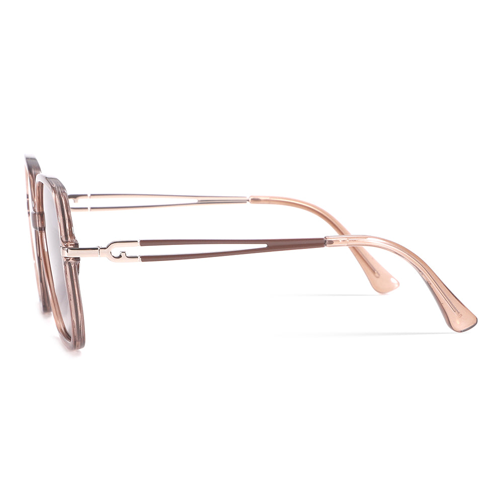Dollger Oversized Lightweight Square Tinted Sunglasses