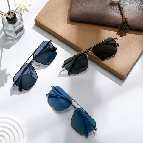 Dollger Retro-Vintage Aviator Tinted Sunglasses - MyDollger