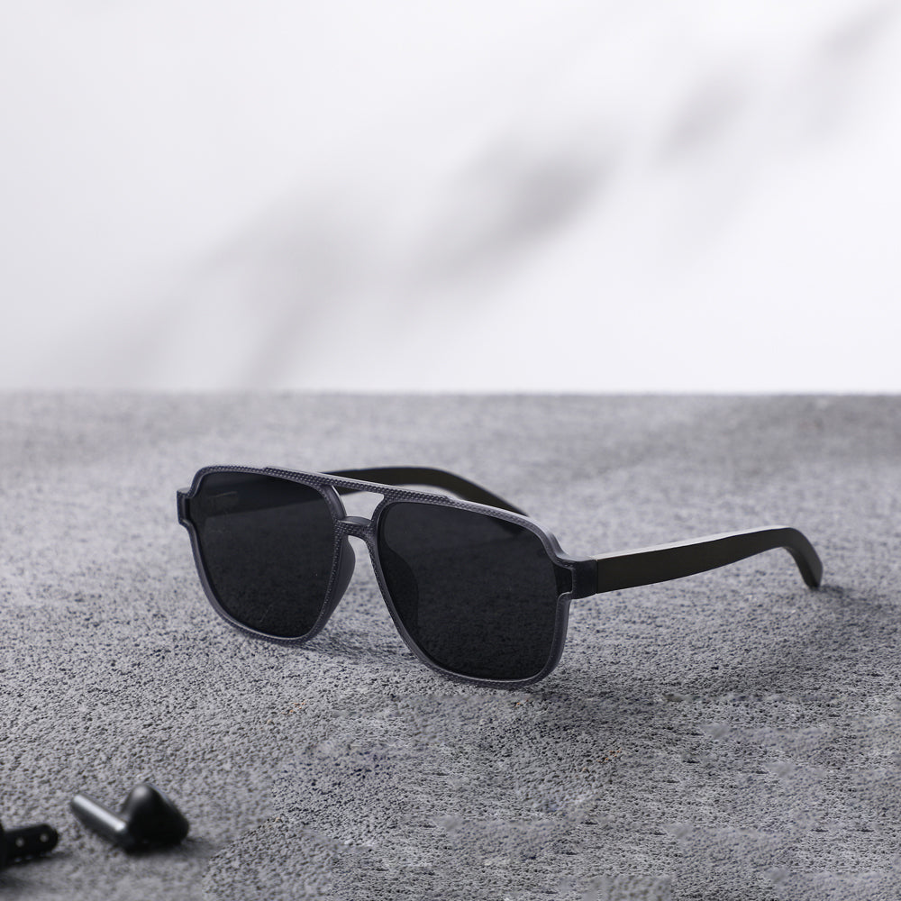 Dollger Black Oversized Aviator Sunglasses - MyDollger